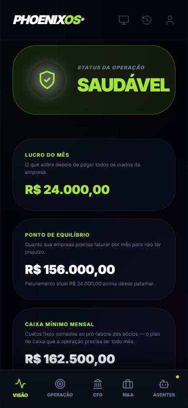 Tela do Phoenix OS